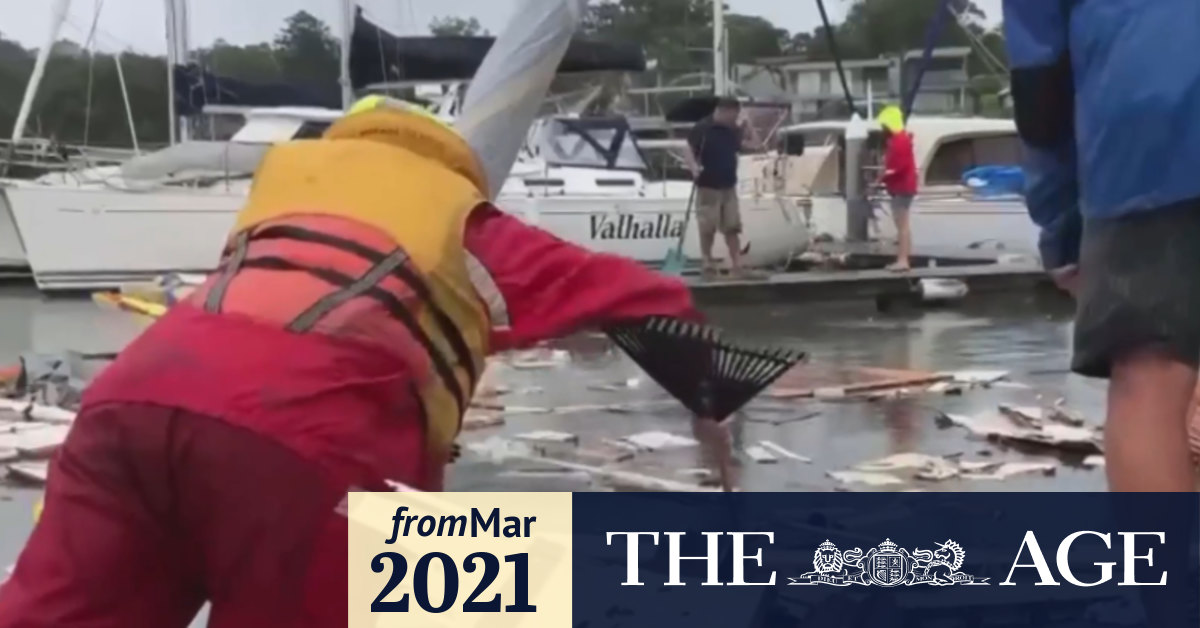 Video Woman injured after boat explosion in a Sydney marina